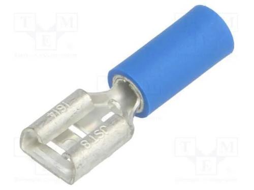 Conetor: plano, 6,3mm, 0,8mm, macho, 1÷2,5mm2, ce.