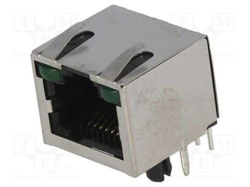 Tomada, RJ45, Cat: 5, blindadas,com díodo LED, Si.
