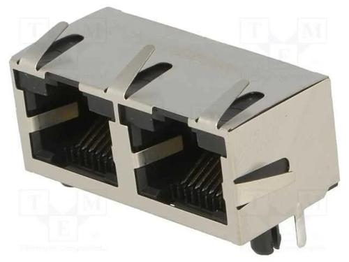 Tomada, RJ45, Cat: 5, blindadas,duplas, Sistema: .