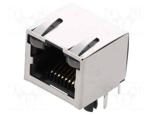 Tomada, RJ45, Cat: 5, blindadas,com díodo LED, Si.