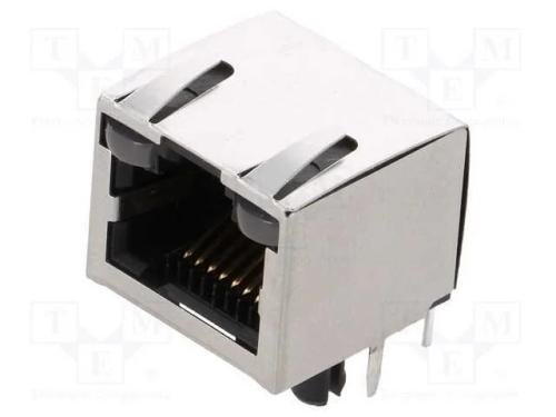Tomada, RJ45, Cat: 5, blindadas,com díodo LED, Si.