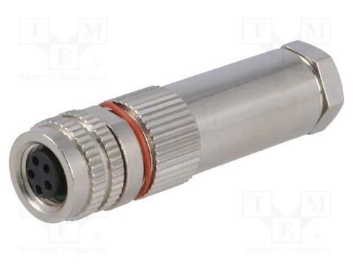 Conector: M8, fêmea, PIN: 5, com cabo, ficha, 1,5.
