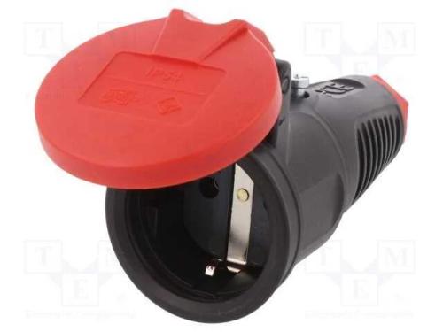Conector: de Alimentação, Fêmea, Tomada, 2p+Pe, 2.