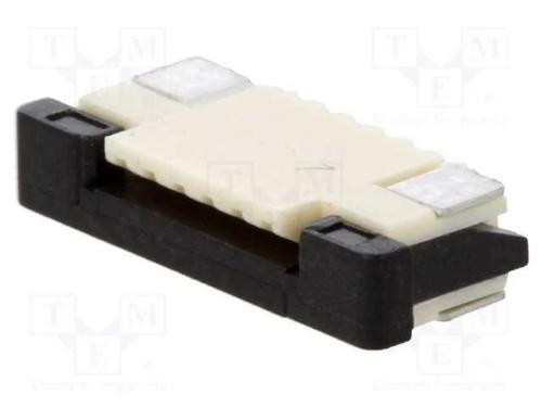 Conector: FFC/FPC, horizontais, PIN: 6, contactos.