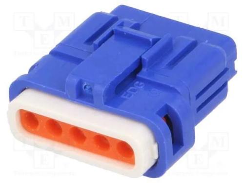 Conector: Fio-Fio/Placa, 560,E-Seal, Fêmea, Ficha, com Cabo, Azul