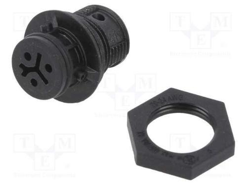 Conector: Redondos, Tomada, Rst, Fêmea, Pin: 3, Prateado, 8a, 250v