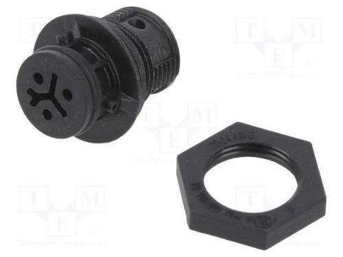 Conector: Redondos, Tomada, Rst, Fêmea, Pin: 3, Prateado, 8a, 250v