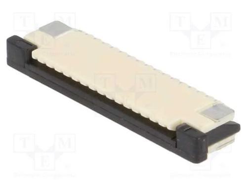 Conector: FFC/FPC, horizontais, PIN: 16, contacto.