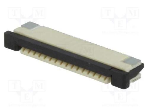 Conector: FFC/FPC, horizontais, PIN: 16, contacto.