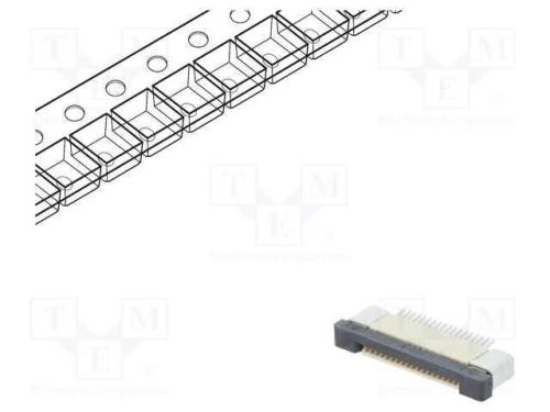 Conector: FFC/FPC, horizontais, PIN: 18, ZIF, SMT.