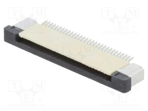 Conector: FFC/FPC, horizontais, PIN: 30, ZIF, SMT.