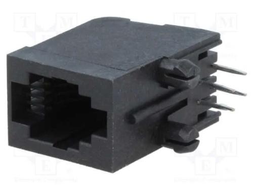 Tomada, Rj9, Pin: 4, Cat: 5, Sistema: 4p4c, Tht, Angulares