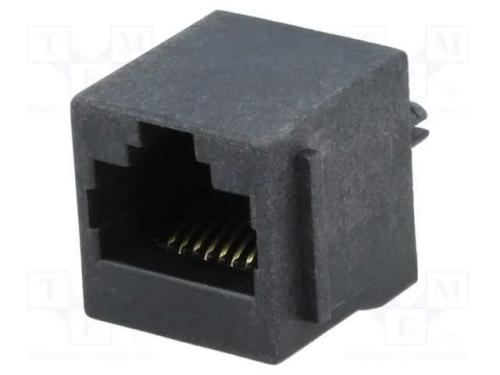 Tomada, RJ45, PIN: 8, Cat: 5, Sistema: 8p8c, THT,.