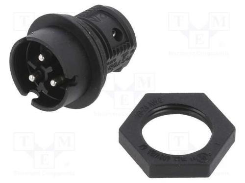 Conector: Redondos, Tomada, Rst, Macho, Pin: 3, Prateado, 8a, 250v