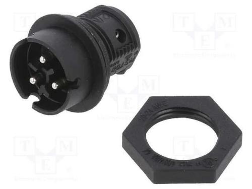 Conector: Redondos, Tomada, Rst, Macho, Pin: 3, Prateado, 8a, 250v