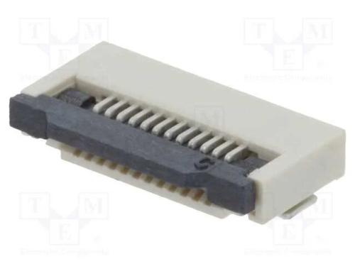 Conector: FFC/FPC, horizontais, PIN: 12, ZIF, SMT.