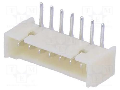 Tomada, Fio-Placa, Macho, 1,25mm, Pin: 7, Tht, 250v, 1a, Estanhado