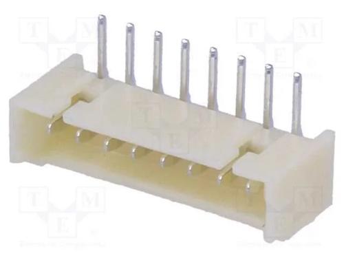 Tomada, Fio-Placa, Macho, 1,25mm, Pin: 8, Tht, 250v, 1a, Estanhado