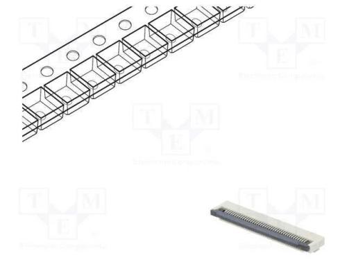 Conector: FFC/FPC, horizontais, PIN: 40, ZIF, SMT.