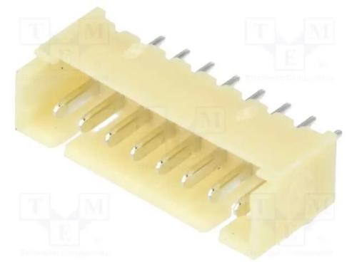 Tomada, Fio-Placa, Macho, 1,25mm, Pin: 8, Tht, 125v, 1a, Estanhado