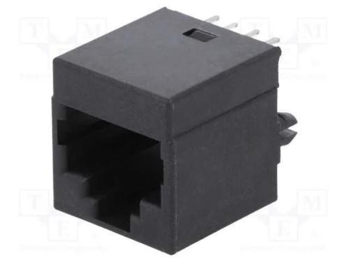 Tomada, RJ45, PIN: 8, Cat: 5, Sistema: 8p8c, THT,.