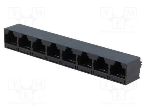 Tomada, RJ45, PIN: 8, Cat: 5, Sistema: 8p8c