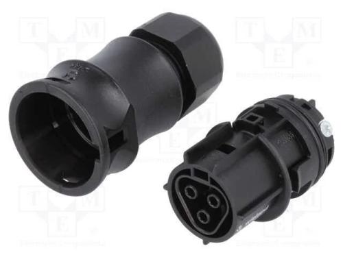 Conector: Redondos, Tomada, Rst, Fêmea, Pin: 3, Prateado, 20a, 250v