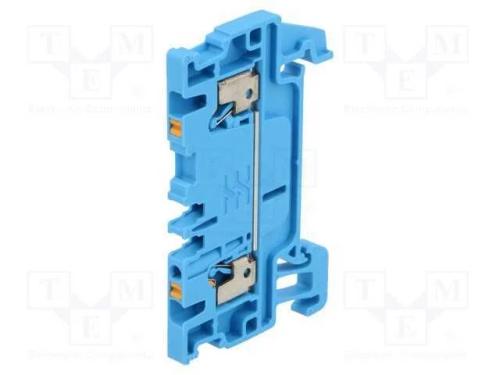 Conector: de carril, 1,5mm2, faixas: 1, braçadeir.