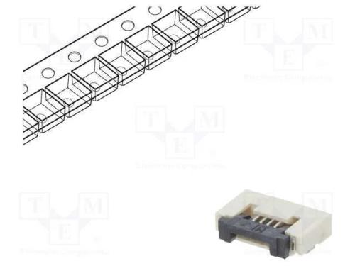 Conector: FFC/FPC, horizontais, PIN: 4, ZIF, SMT,.