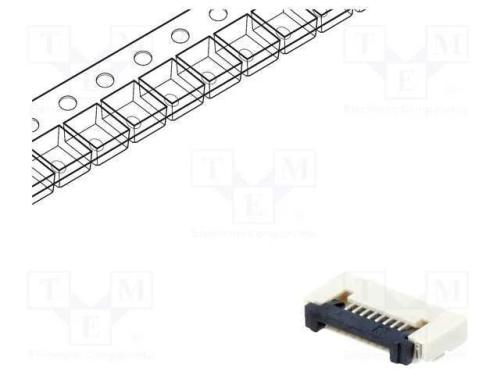 Conector: FFC/FPC, horizontais, PIN: 8, ZIF, SMT,.