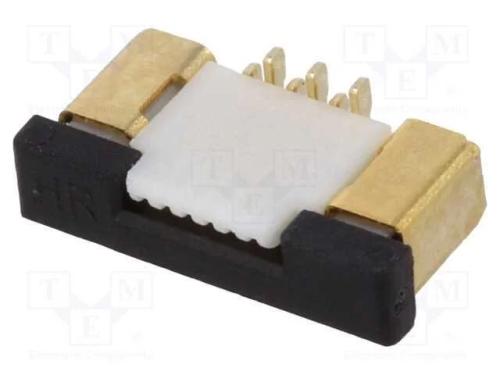Conector: FFC/FPC, verticais, PIN: 6, ZIF, SMT, 0.