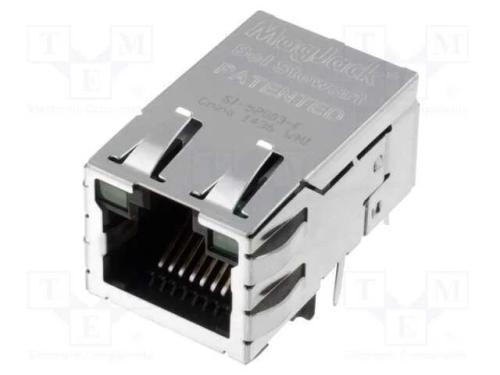 Tomada, RJ45, PIN: 8, blindadas,PoE,com díodo LED.