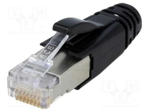 Ficha, RJ45, PIN: 8, blindadas, Sistema: 8p8c, co.