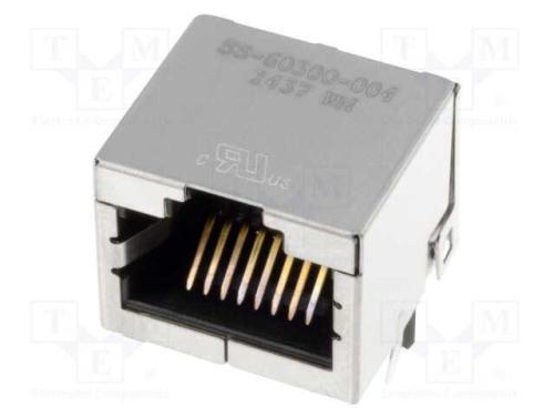 Tomada, RJ45, PIN: 8, Cat: 6a, blindadas, Sistema.