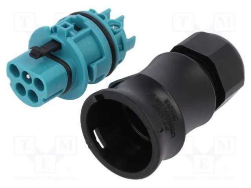 Conector: Redondos, Ficha, Rst, Macho, Pin: 5, Prateado, 20a, 250v