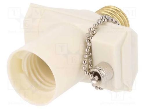 Conector: de alimentação, adaptador, 2P, 250VAC, .