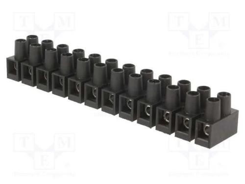 Bloco terminal, terminal parafusado, 4mm2, 400V, .