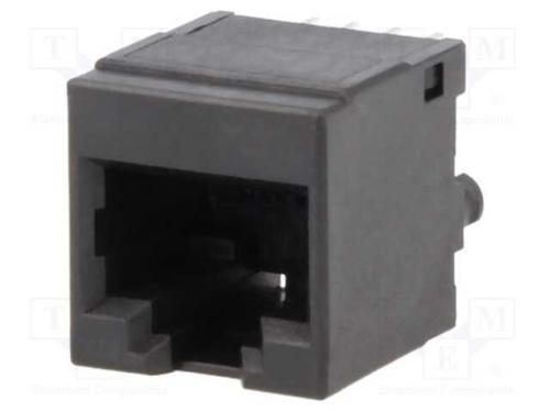 Tomada, RJ45, PIN: 8, Sistema: 8p8c, para PCB, TH.