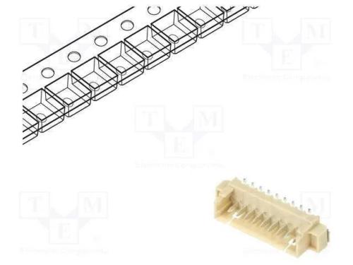 Tomada, Fio-Placa, Macho, 1,25mm, Pin: 9, Smt, 250v, 1a, Estanhado