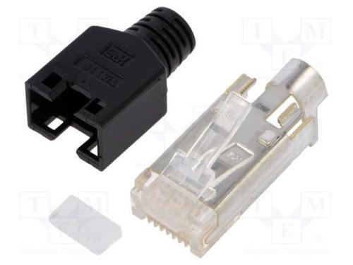 Ficha, RJ45, TM11P, PIN: 8, Cat: 3, blindadas,com.