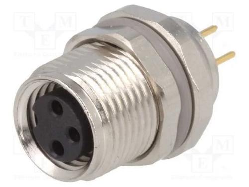 Conector: M8, Fêmea, Pin: 3, Não Blindados, Tomada, Ip67, 60v