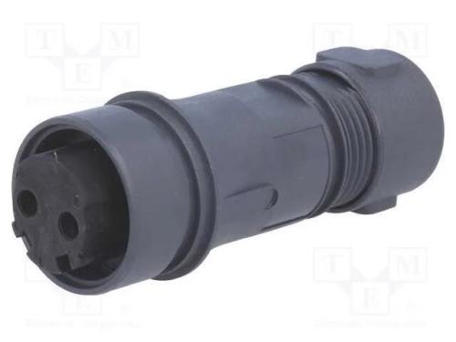 Conector: redondos, ficha, fêmea, PIN: 2, Buccane.