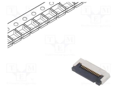 Conector: FFC/FPC, horizontais, PIN: 16, ZIF, SMT.