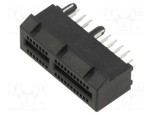 Conector: para Cartões, Simples, Tht, para Pcb, Gold Flash, Pin: 36