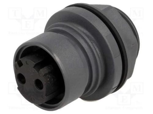 Conector: redondos, tomada, fêmea, PIN: 2, Buccan.