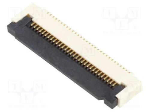 Conector: FFC/FPC, horizontais, PIN: 30, ZIF, SMT.