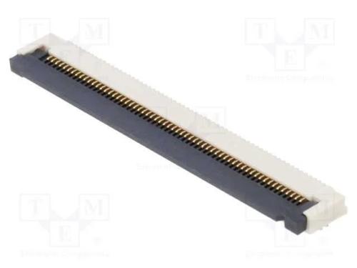 Conector: FFC/FPC, horizontais, PIN: 60, ZIF, SMT.