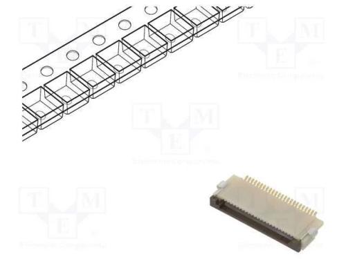 Conector: FFC/FPC, horizontais, PIN: 24, contacto.