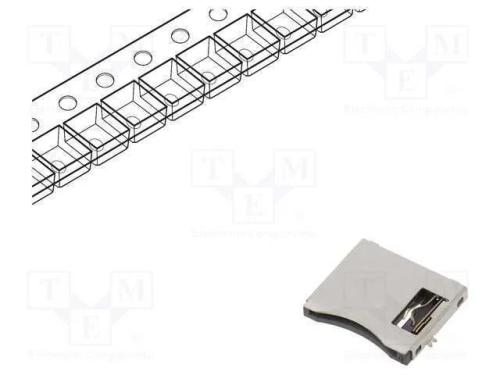 Conector: para Cartões, Microsd, Push-Pull, Smt, Dourado