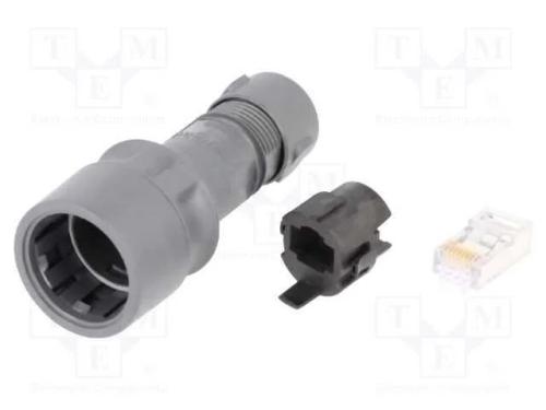 Conector: RJ45, ficha, blindadas, push-pull, Bucc.